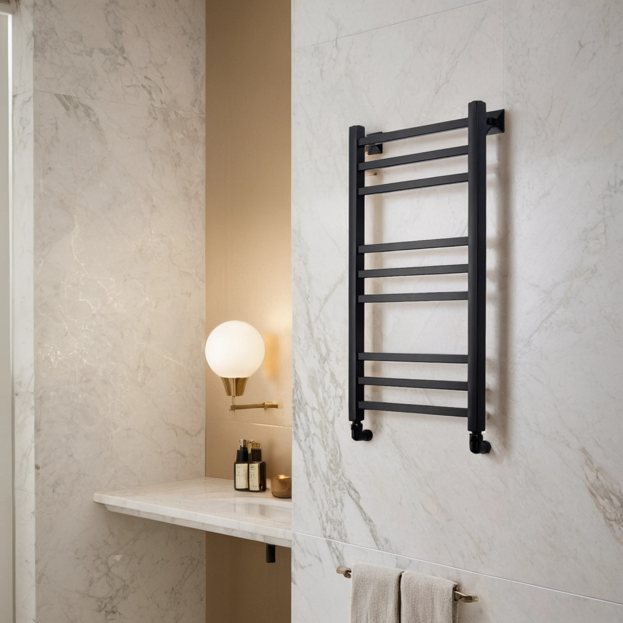 Полотенцесушитель водяной Comfysan Pioli-K W-8 80/40, черный