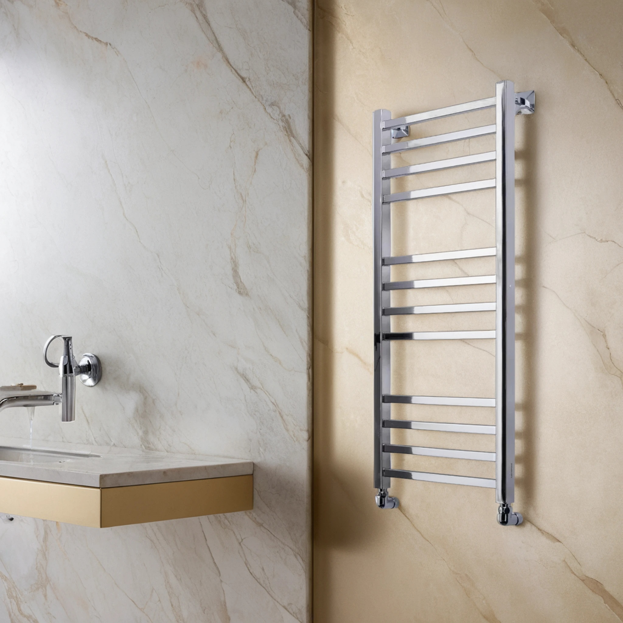 Полотенцесушитель водяной Comfysan Pioli-K W-10 100/40, хром