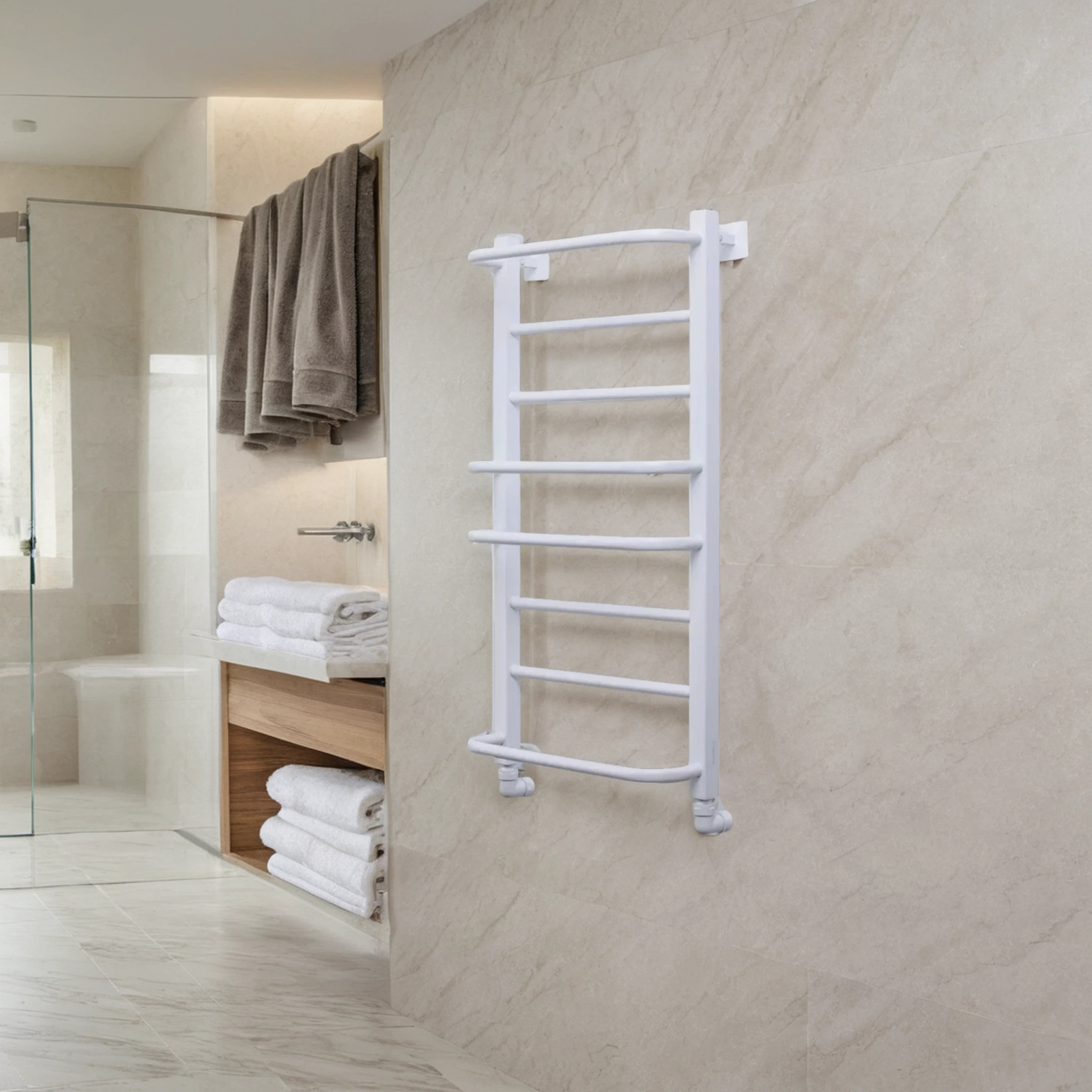 Полотенцесушитель водяной Comfysan Puro-K W-8 80/50, белый