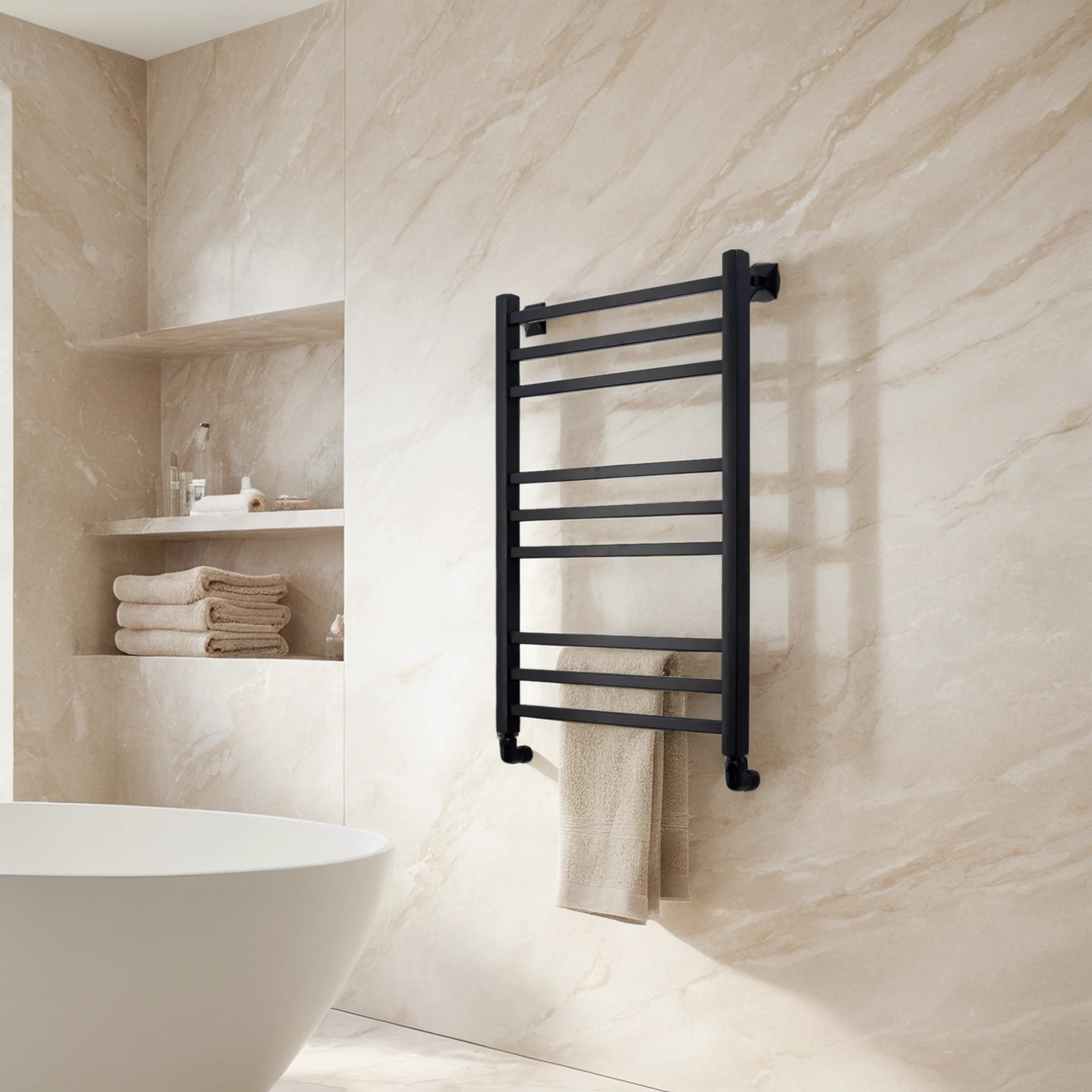 Полотенцесушитель водяной Comfysan Pioli-K W-6 60/40, черный