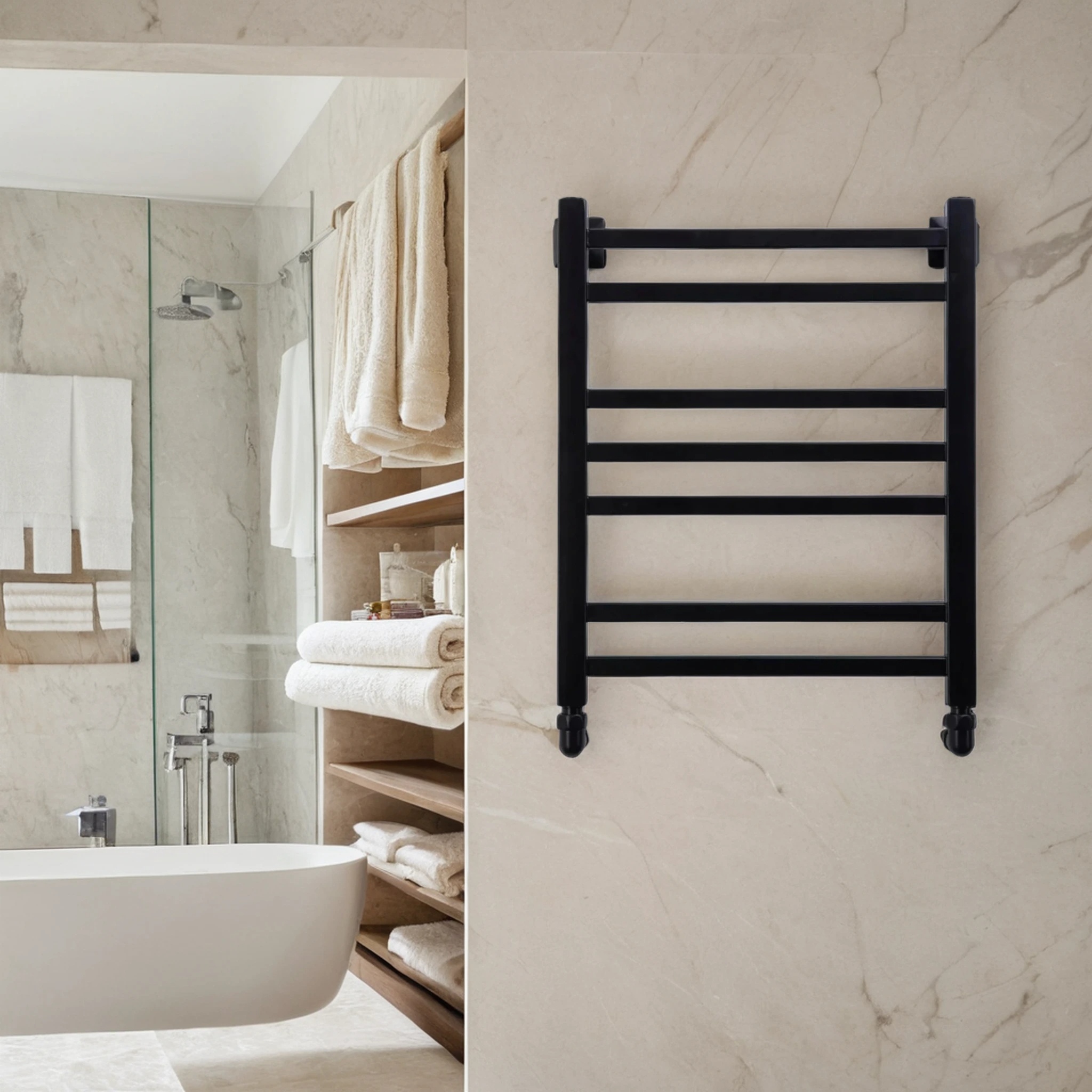 Полотенцесушитель водяной Comfysan Pioli-K W-6 60/50, черный