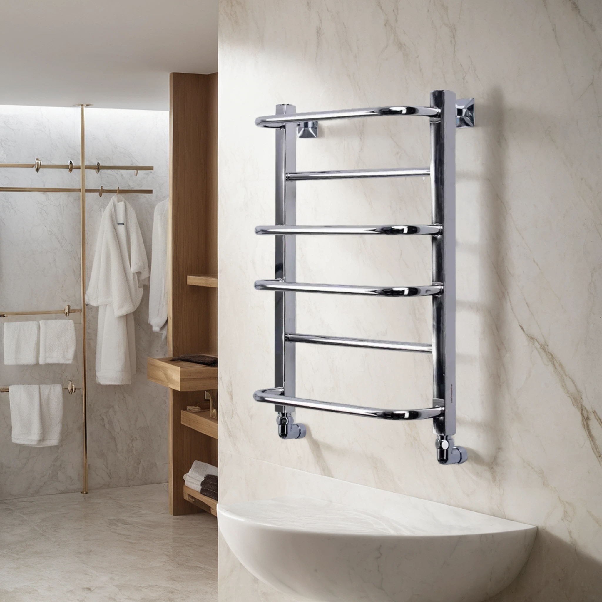 Полотенцесушитель водяной Comfysan Puro-K W-6 60/40, хром