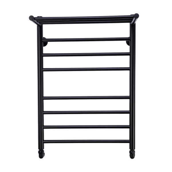 Полотенцесушитель водяной Comfysan Luce W-8 80/50 с полкой, черный