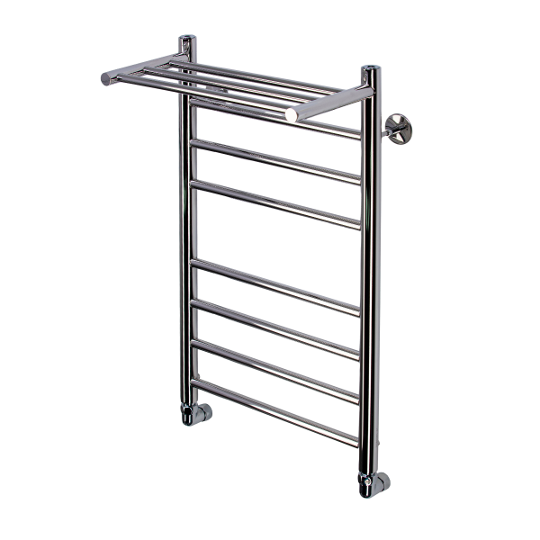 Полотенцесушитель водяной Comfysan Luce W-8 80/40 с полкой, хром