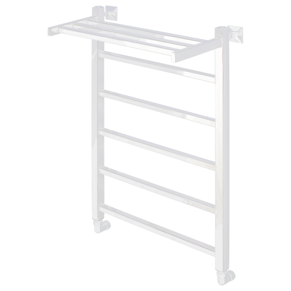 Полотенцесушитель водяной Comfysan Marte-K W-6 80/50 с полкой, белый