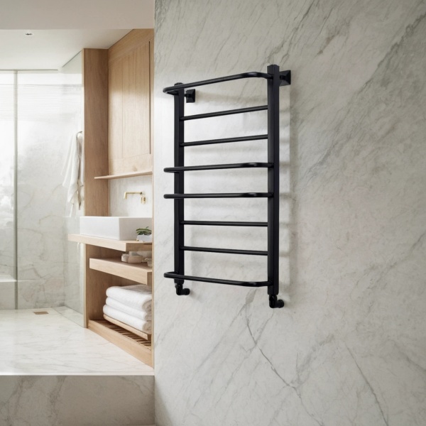 Полотенцесушитель водяной Comfysan Puro-K W-8 80/50, черный