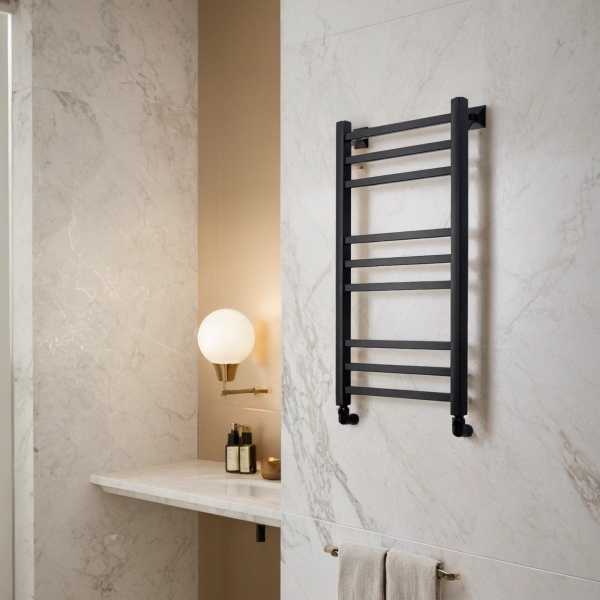 Полотенцесушитель водяной Comfysan Pioli-K W-8 80/40, черный