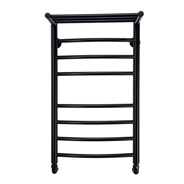 Полотенцесушитель водяной Comfysan Noumi W-8 80/40 с полкой, черный