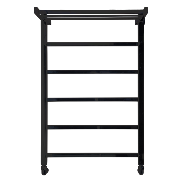 Полотенцесушитель водяной Comfysan Marte-K W-6 80/50 с полкой, черный