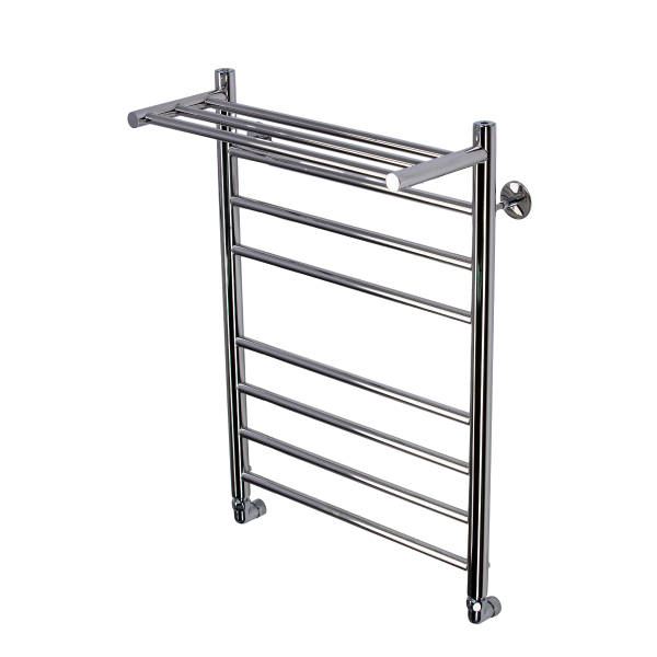 Полотенцесушитель водяной Comfysan Luce W-8 80/50 с полкой, хром