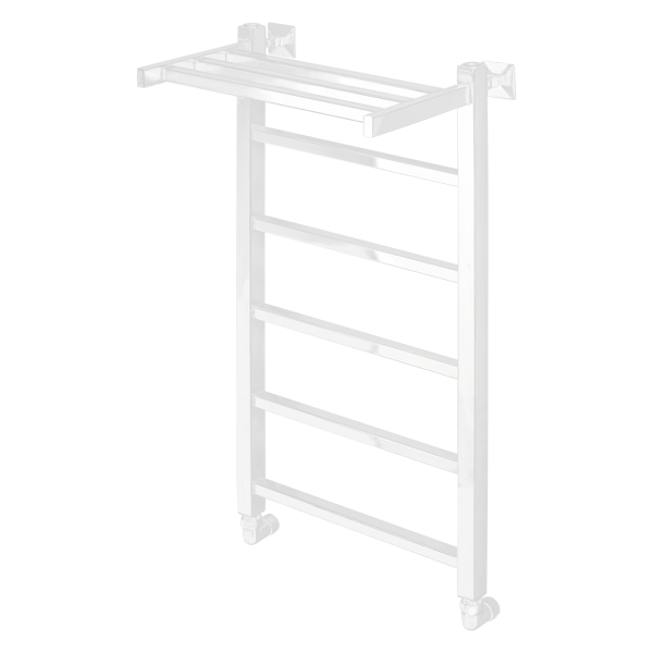Полотенцесушитель водяной Comfysan Marte-K W-6 80/40 с полкой, белый
