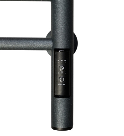 Полотенцесушитель электрический с/т Comfysan Вита (Vita) EC-6 60/50, оружейная сталь ЭК