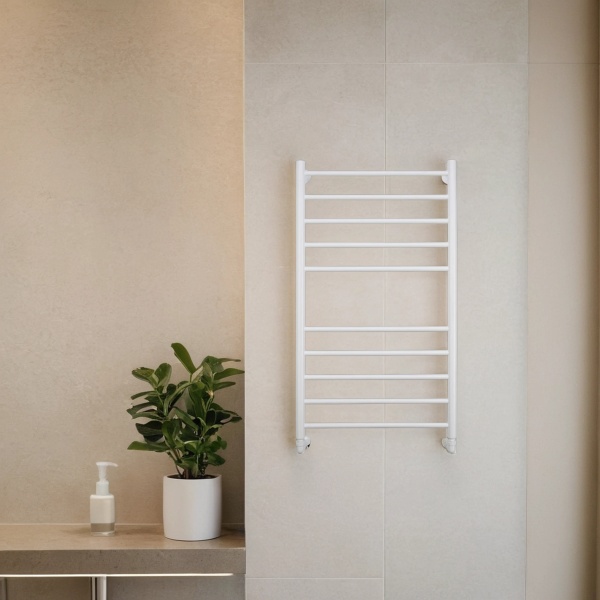 Полотенцесушитель водяной Comfysan Luce W-10 100/50, белый