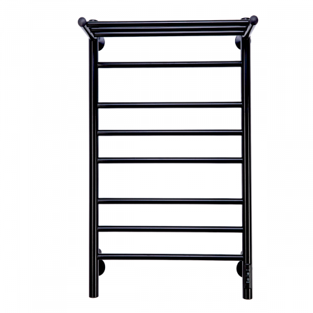 Полотенцесушитель электрический с/т Comfysan Люси (Luce) EC-8 80/40 с полкой, черный