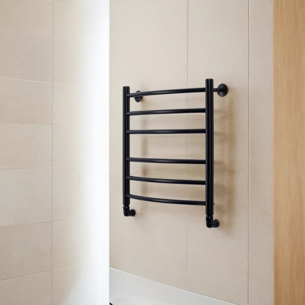 Полотенцесушитель водяной Comfysan Noumi W-6 60/50, черный