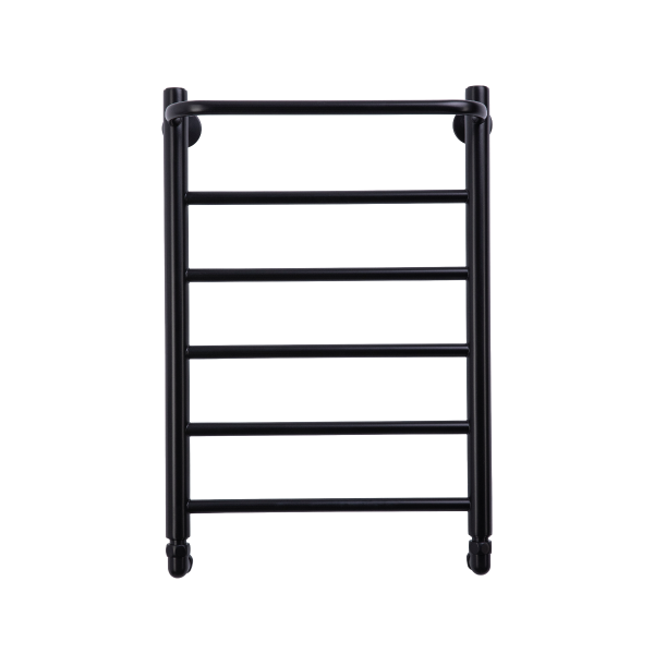 Полотенцесушитель водяной Comfysan Capri W-6 60/40 с полкой, черный