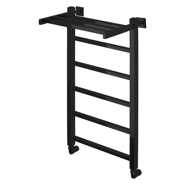 Полотенцесушитель водяной Comfysan Marte-K W-6 80/40 с полкой, черный
