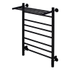 Полотенцесушитель электрический с/т Comfysan Люси (Luce) EC-8 80/40 с полкой, черный