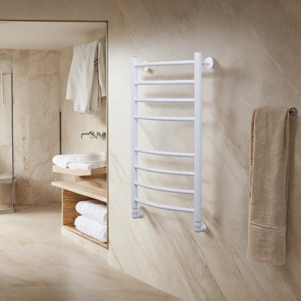 Полотенцесушитель водяной Comfysan Noumi W-8 80/50, белый