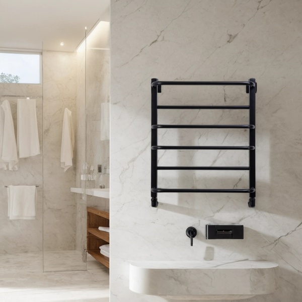 Полотенцесушитель водяной Comfysan Puro-K W-6 60/50, черный