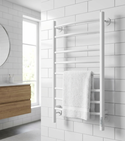 Полотенцесушитель электрический с/т Comfysan Ноуми (Noumi) EC-8 80/40, белый
