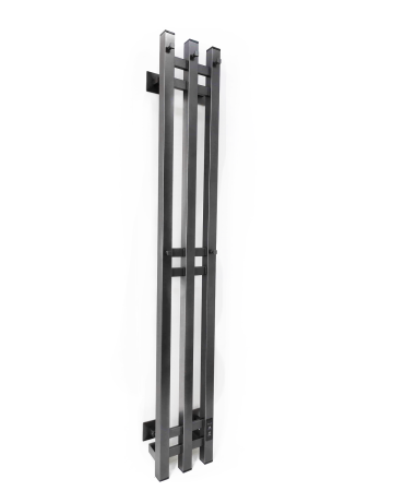 Полотенцесушитель электрический с/т Comfysan Альто-К (Alto-K) EC-3 120/15, ТИТАНОВЫЙ ГРАФИТ