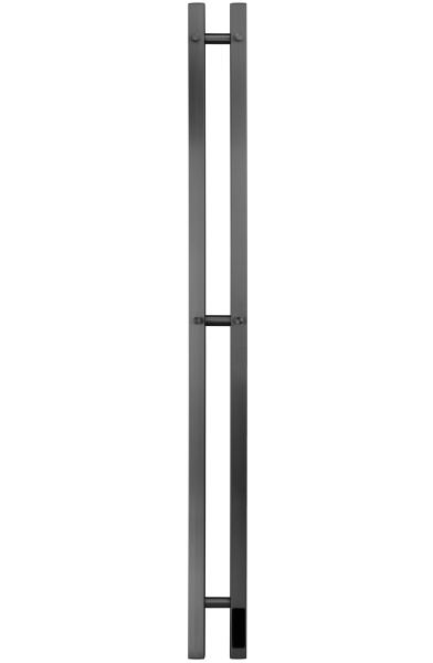 Полотенцесушитель электрический с/т Comfysan Альто-К (Alto-K) EC-2 120/8, оружейная сталь, гальваник