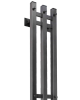 Полотенцесушитель электрический с/т Comfysan Альто-К (Alto-K) EC-3 120/15, ТИТАНОВЫЙ ГРАФИТ