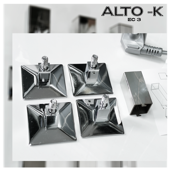 Полотенцесушитель электрический с/т Comfysan Альто-К (Alto-K) EC-3 120/15, хром